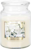 Premium line White flowers vonná sviečka 500 g, 100 hodín