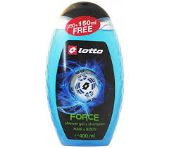 Lotto force sprchový gel 250+150 ml