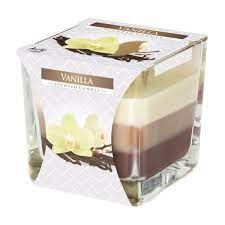 Scented Candle Vanilla vonná sviečka trojfarebná 170 g, 32 hodín